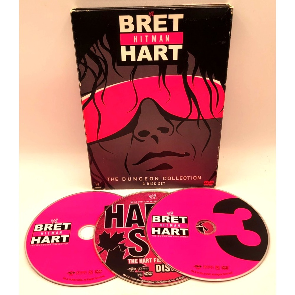Bret Hitman Hart The Dungeon Collection 3 DVD Set WWE WWF